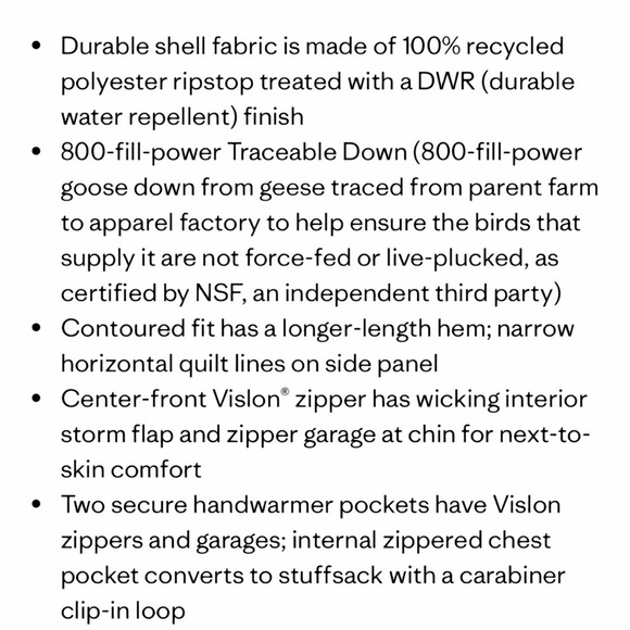 LOT OF 2 PATAGONIA WOMENS SMALL DOWN JACKET FULL ZIP & MID-WEIGHT CAPILENE CREW - Picture 5 of 10